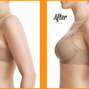 NWT Olga 212 No Side Effects Underwire Contour Bra Nude 40C